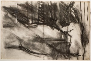 Bob Thompson Untitled (Nudes), 1959 Charcoal on paper
