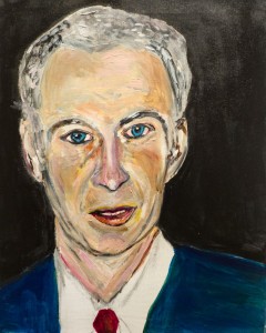 Dan Bern, John McEnroe acrylic on canvas