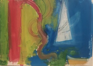 Paul Resika Untitled (sail & tree), 2003