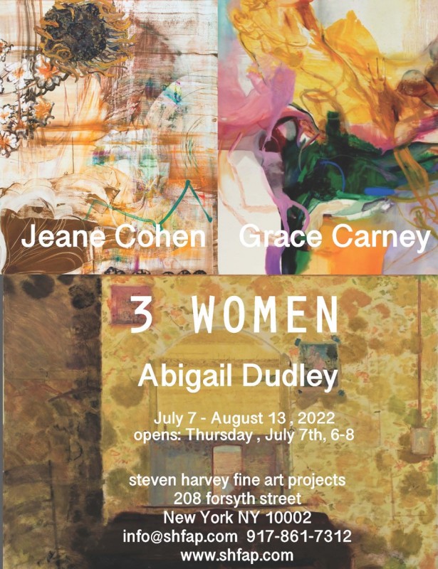 Three Women: Grace Carney, Jeane Cohen, and Abigail Dudley